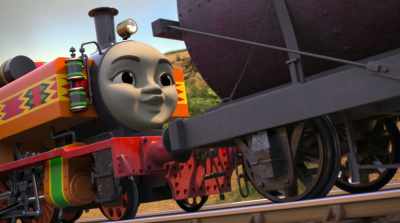 I didn't realize you were
going backwards for fun. - Thomas & Friends: Big World! Big Adventures! The Movie