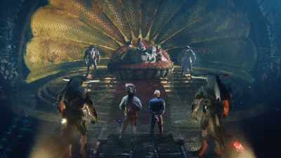 I didn't realize
you'd been released
from prison. - Aquaman and the Lost Kingdom