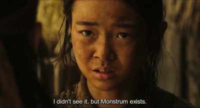 I didn't see it, but monstrum exists. - Monstrum