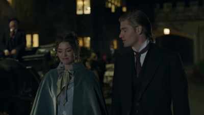 I didn't want to disrupt
Gertrude's big night - Gilded Newport Mysteries: Murder at the Breakers