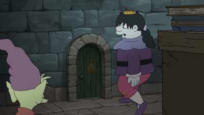 I discovered this door
when I was looking for hidden doors. - Disenchantment