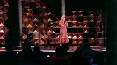 I do it all on a Monday
so Carol doesn't see how I live. - Backstage with Katherine Ryan
