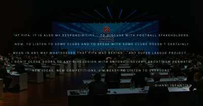 I DO NOT CLOSE DOORS
FOR DISCUSSIONS WITH ANYONE, EVER, - Super League: The War for Football