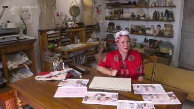 I do not know whether
she's going to get it all, - Escape to the Chateau: Make Do & Mend