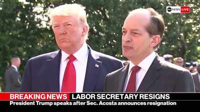 I do not think it is right and fair
for this administration's Labor Department - Jeffrey Epstein: Filthy Rich