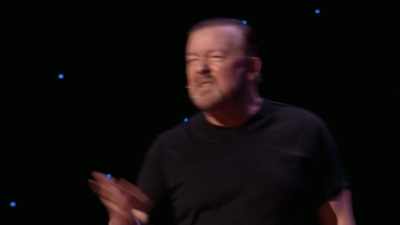 I do see a doctor
once a year or once every two years. - Ricky Gervais: SuperNature