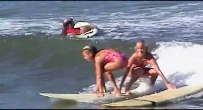 I was doing a surfing
lesson down near the pier - Bethany Hamilton: Unstoppable