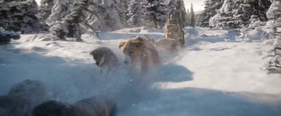 Doing
the work of a sled dog - The Call of the Wild