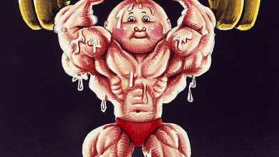 I had done a little muscular guy - 30 Years of Garbage: The Garbage Pail Kids Story