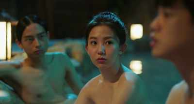 I don't care
how Bat keeps trying to beat me up - Secrets in the Hot Spring
