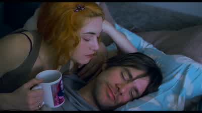 You don't tell me things JoelI'm an open bookI tell you everythingEvery damn embarrassing thingYou don't trust meConstantly talking isn't necessarily communicatingI don't do thatI want to know youHmmI don't constantly talk JesusPeople have to share things - Eternal Sunshine of the Spotless Mind
