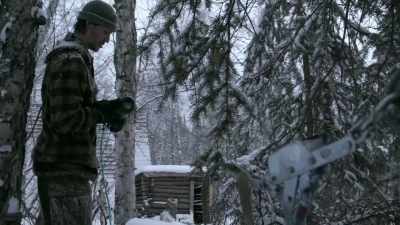 I don't ever cut trees
like this because there's - Life Below Zero: Next Generation