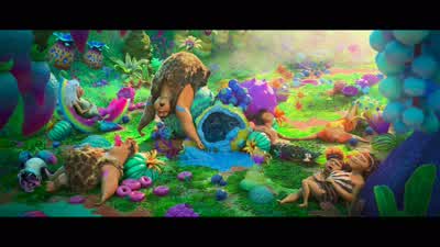 I don't feel like eating anymoreMom am I sickNo honey You're fullFull feels weird - The Croods: A New Age