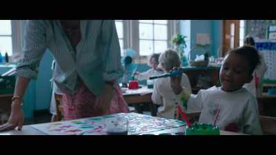-I don't have any white on my paper.
-Yeah. Let's see, here it is. - The Kindergarten Teacher