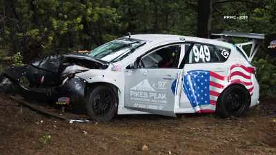 I don't have enough
common sense to be afraid. - Pike's Peak: On The Edge