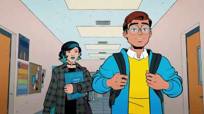 - I don't know about that, Pete.
- [♪ quirky music playing] - Your Friendly Neighborhood Spider-Man