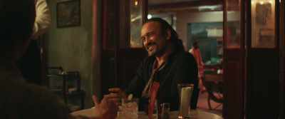 I don't know about the strings,
but he is certainly earthy. - Shantaram
