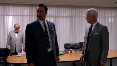 I don't know about you two, but I had Lane. - Mad Men