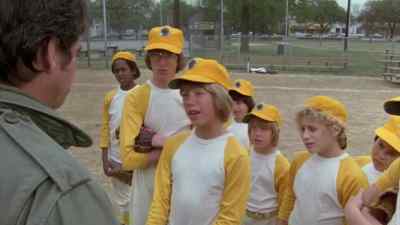 I don't know if anybody told you now,
but we really don't need a coach. - The Bad News Bears in Breaking Training