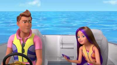 I don't know,
because we're at sea - Barbie: A Touch of Magic