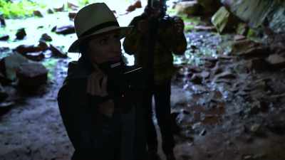 I don't know exactly...
We're about a mile from... - On the Trail of UFOs: Dark Sky