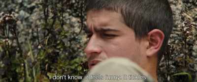 I don't know, it feels funny. It tickles. - Monos