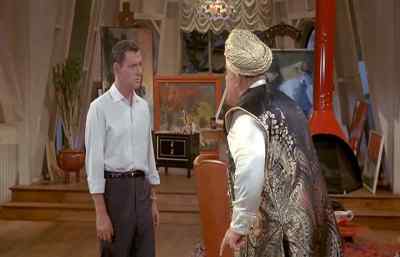I don't know if he's violent.
Get here before I find out. - The Brass Bottle