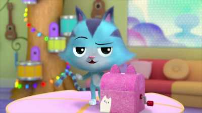 I don't know how you got scared
by this little box in the first place. - Gabby's Dollhouse