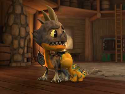 - I don't know how to tell you this...
- He just imprinted on you. - Dragons: Rescue Riders