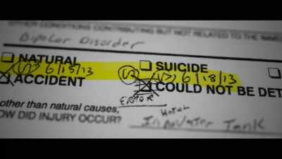 I don't know how'd they go from
"could not be determined" to "accidental"? - Crime Scene: The Vanishing at the Cecil Hotel