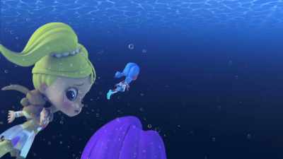 I don't know, but I have a bad feeling
something big is swimming this way! - Rainbow Rangers