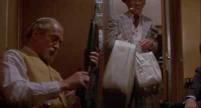 "I don't know. I met him last night."
I've never seen him before. - Silver Streak