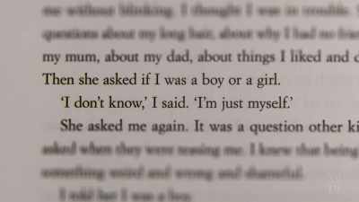 "'I don't know', I said.
'I'm just myself.' - Books That Made Us
