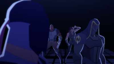 I don't know
if the widows and children - Deathstroke: Knights & Dragons - The Movie