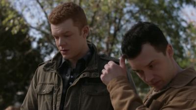 I don't know.
I'm supposed to say something. - Shameless