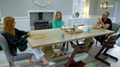 I don't know.
Just so used to it now. - Stacey Dooley Sleeps Over