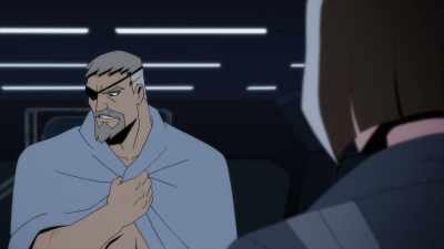 I don't know.
Maybe it was easier turning to a stranger. - Deathstroke: Knights & Dragons - The Movie