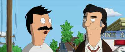 I don't know. One time
I saw him crumple a receipt - The Bob's Burgers Movie