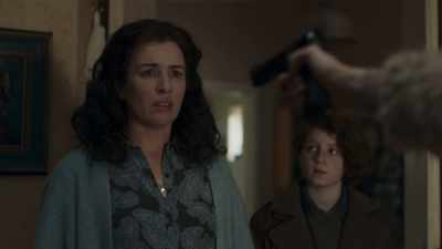 I don't know.
She was here to ask me about... - Killing Eve