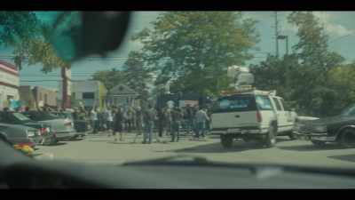 I don't know. These protesters are crazy.
I think they're throwing something at me. - Painkiller