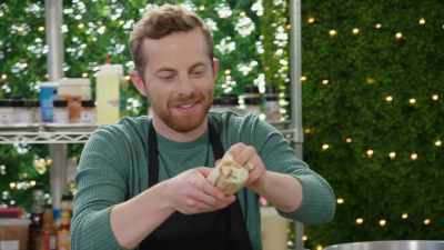 I don't know. Up, down?
I'll just put them like that,
I guess. - No Recipe Road Trip With the Try Guys
