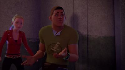 -I don't know what your hands are saying!
-He's going round the other side. - Fast & Furious Spy Racers