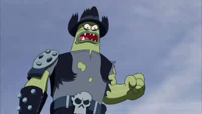 Uh I don't know what Plankton's paying youbut if you let us go I can make it worth your whileIt's gonna take a lot more than fiveWhat is thisUh that sir is five Goober dollarsLegal tender at any participating Goofy Goober - The SpongeBob SquarePants Movie