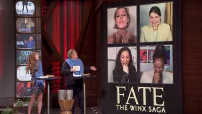 - I don't know what you said...
- Does this mean I have to eat it? - Fate: The Winx Saga - The Afterparty