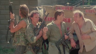 I don't know whether he's a psycho or just crazy - Troma's War