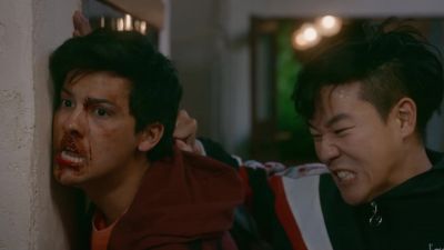 I don't know if you can hear me, kid.
You got it in you to pull through. - Cobra Kai