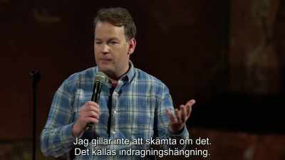 I don't like to joke about it.
It's called suspension post-suspension. - Mike Birbiglia: Thank God for Jokes