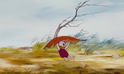 I don't mind the leaves that are leaving - The Many Adventures of Winnie the Pooh