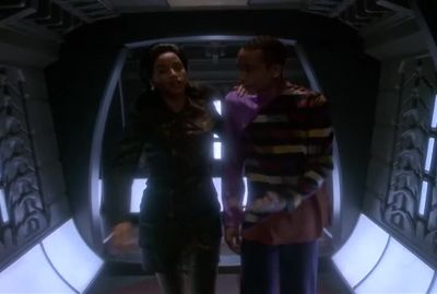 I don't see why you can't come
to Deep Space 9 with me. - Star Trek: Deep Space Nine
