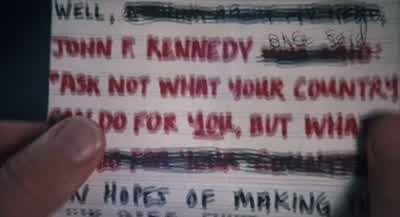 I can't speak a foreign language so that's outAnd I certainly can't quote J F K now can I Ryan - The Girl Next Door